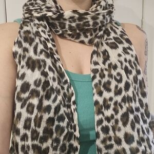 Leopard Print Scarf